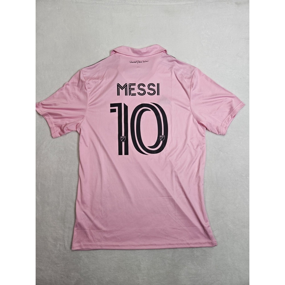 Lionel Messi Inter Miami 23/25 Home Jersey #10 Size XL Futbol World Cup Pink NWT